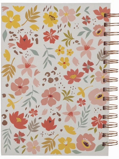 World's Greatest Mom Whimsical Floral Spiral-Journal