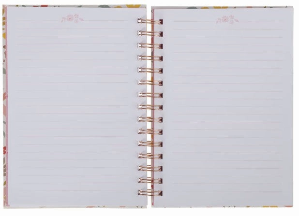 World's Greatest Mom Whimsical Floral Spiral-Journal