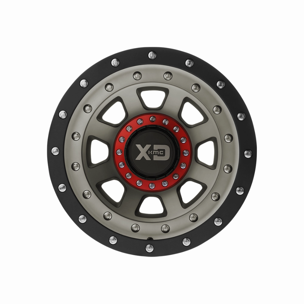 XD SERIES BY KMC WHEELS XD137 FMJ Satin Black Dark Tint