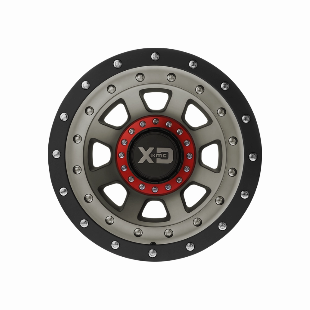 XD SERIES BY KMC WHEELS XD137 FMJ Satin Black Dark Tint
