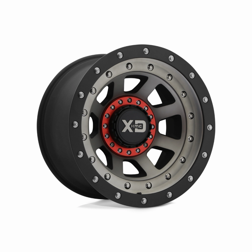 XD SERIES BY KMC WHEELS XD137 FMJ Satin Black Dark Tint