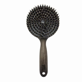 Yao Reverse Circle Boar Bristle Brush (Superior Scalp massage, Volume & Shiny Hair)